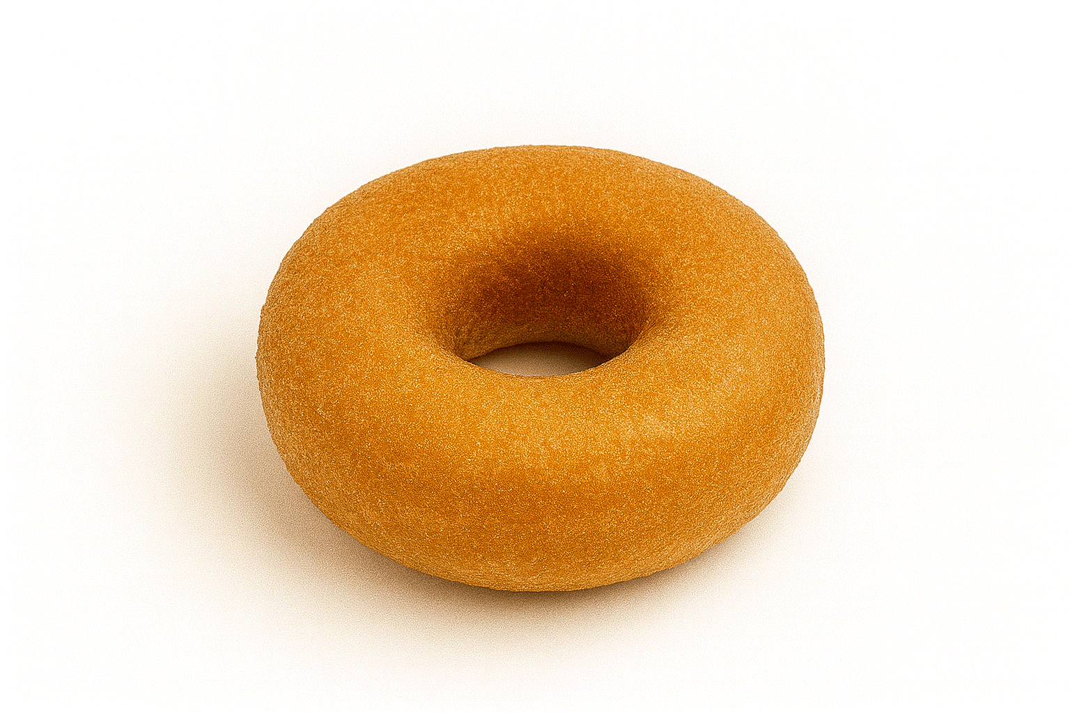 Plain cake donut with no icing or glaze
